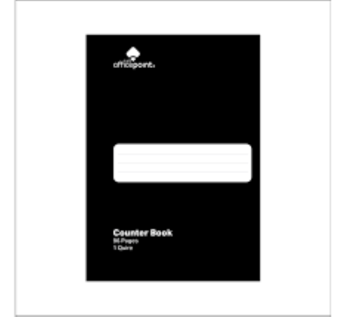 OP COUNTER BOOK CB001 A4 1Q